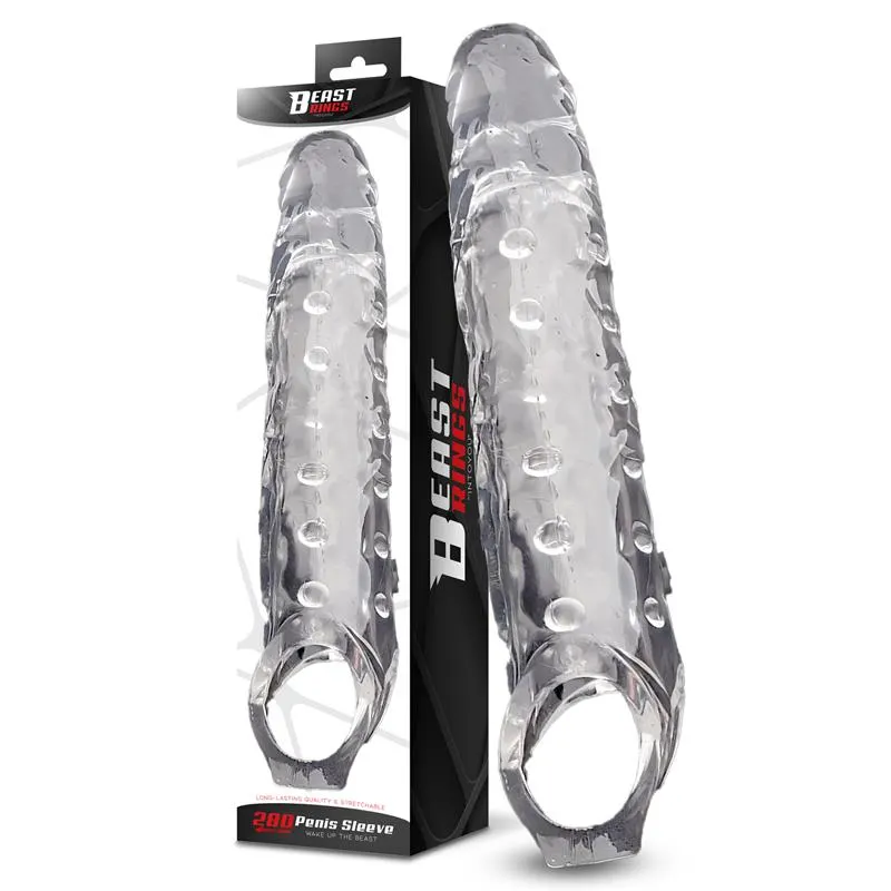 Funda para el Pene 28 cm · BEAST RINGS · Fundas y Extensiones para el Pene