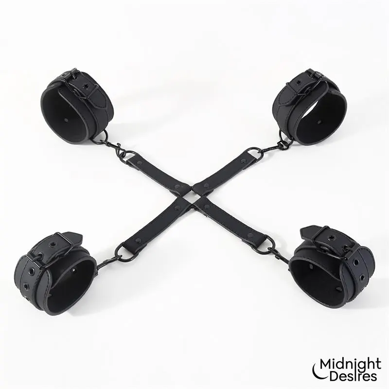 Restricciones con Esposas para Muñecas y Tobillos · MIDNIGHT DESIRES · Esposas y Ataduras — photo 2