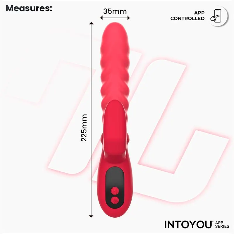 Tingly Vibrador con Finger y Movimiento Waving con APP · INTOYOU APP SERIES · Vibradores — Foto 11