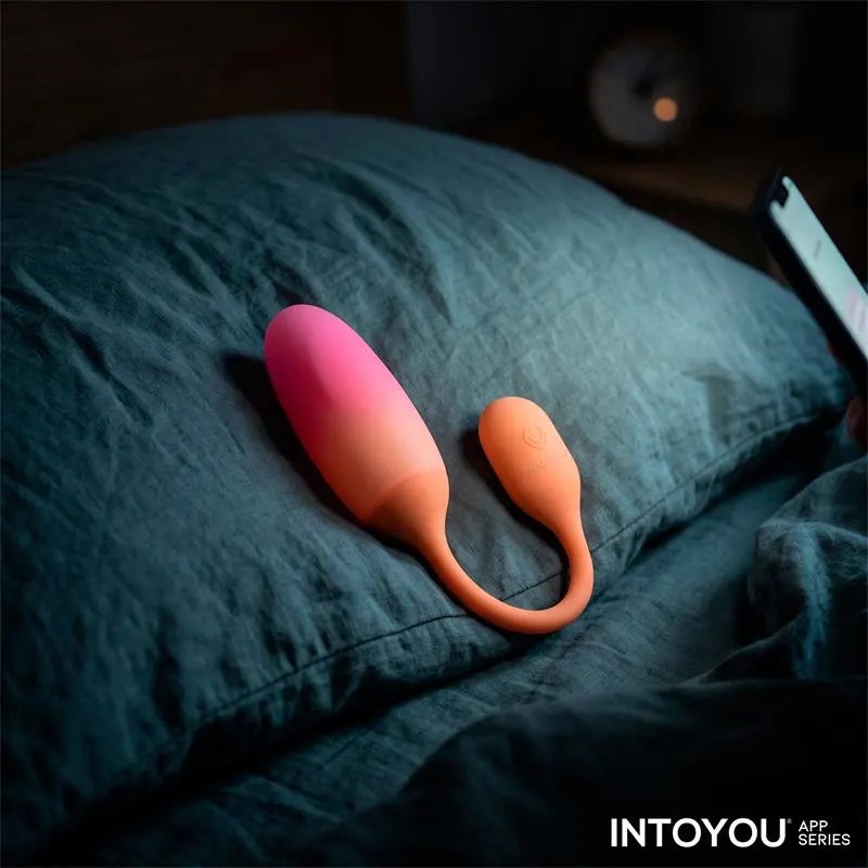 NexEgg Huevo Vibrador Silicona Doble Capa App Naranja/Rosa · INTOYOU APP SERIES · Huevos y Balas Vibradoras — photo 10