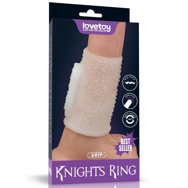 Funda para el Pene con Vibración Drip Knights · LOVETOY · Fundas y Extensiones para el Pene