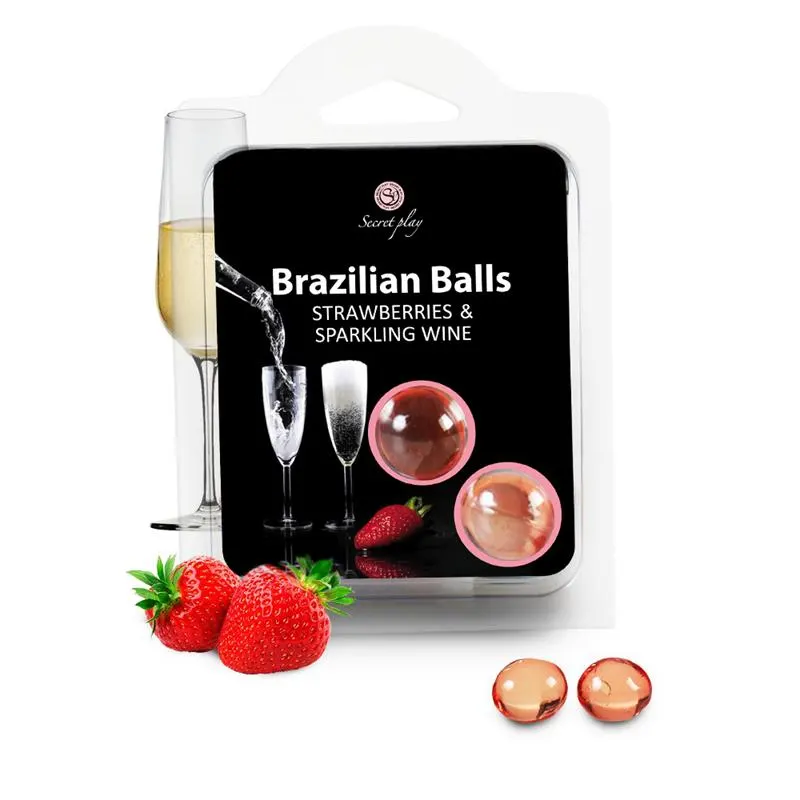 Secret Play Set 2 Brazilian Balls Aroma Fresas Cava · SECRET PLAY · Cuidado Íntimo y Masaje