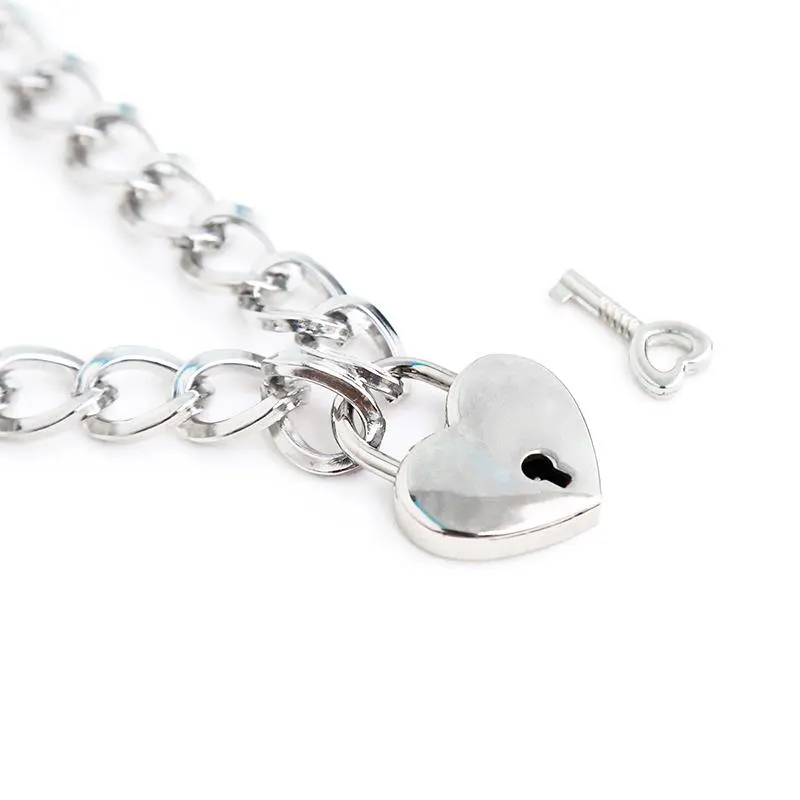 Collar con Candado Metal Talla M 44 cm · LATETOBED BDSM LINE · Accesorios BDSM y Fetish — Foto 2