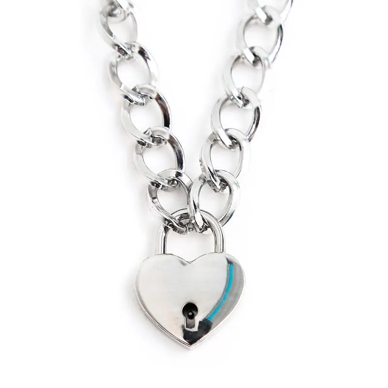 Collar con Candado Metal Talla M 44 cm · LATETOBED BDSM LINE · Accesorios BDSM y Fetish — Foto 3
