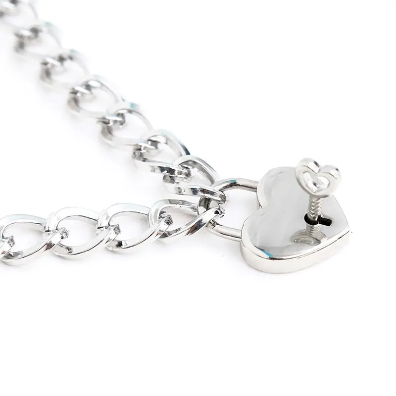 Collar con Candado Metal Talla M 44 cm · LATETOBED BDSM LINE · Accesorios BDSM y Fetish — Foto 4
