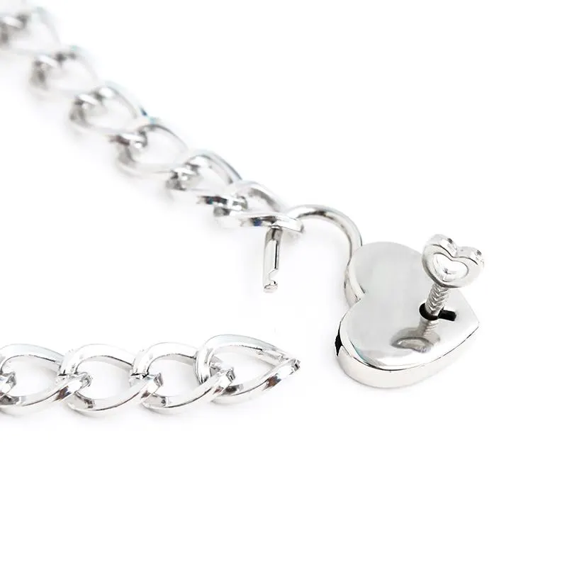 Collar con Candado Metal Talla M 44 cm · LATETOBED BDSM LINE · Accesorios BDSM y Fetish — Foto 5