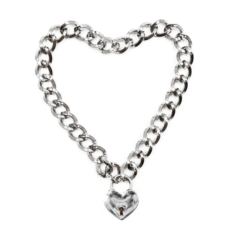 Collar con Candado Metal Talla M 44 cm · LATETOBED BDSM LINE · Accesorios BDSM y Fetish — Foto 6