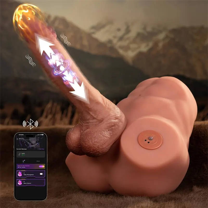 Jonah Semi Torso con Dildo Desmontable, Thrusting y APP 3.48 kg · XISE · Masturbadores Él — Foto 2