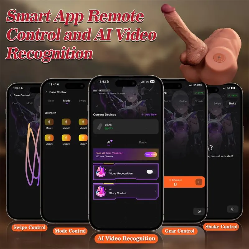 Jonah Semi Torso con Dildo Desmontable, Thrusting y APP 3.48 kg · XISE · Masturbadores Él — Foto 3