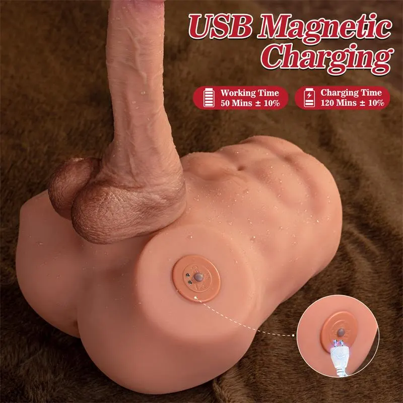 Jonah Semi Torso con Dildo Desmontable, Thrusting y APP 3.48 kg · XISE · Masturbadores Él — Foto 6