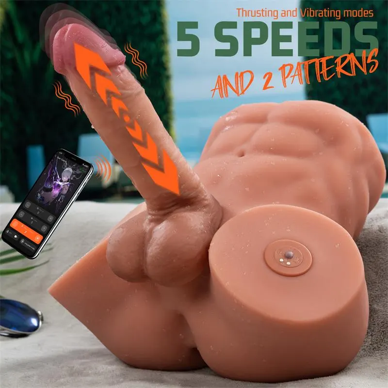 Gretel Semi Torso con Dildo Desmontable, Thrusting y APP 6 kg · XISE · Masturbadores Él — Foto 7