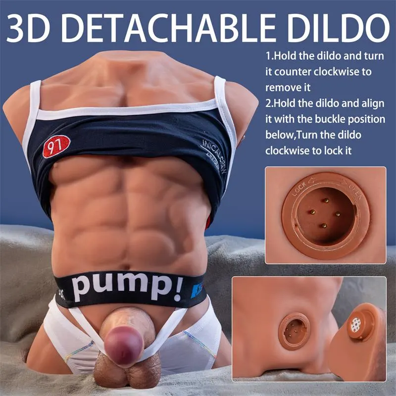 Fitter Torso con Dildo Desmontable, Thrusting y APP 11.6 kg · XISE · Accesorios y Sets — Foto 13