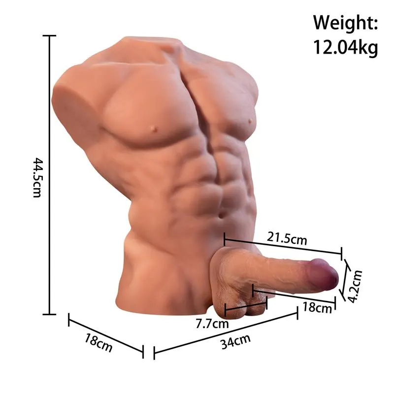 Fitter Torso con Dildo Desmontable, Thrusting y APP 11.6 kg · XISE · Accesorios y Sets — Foto 14