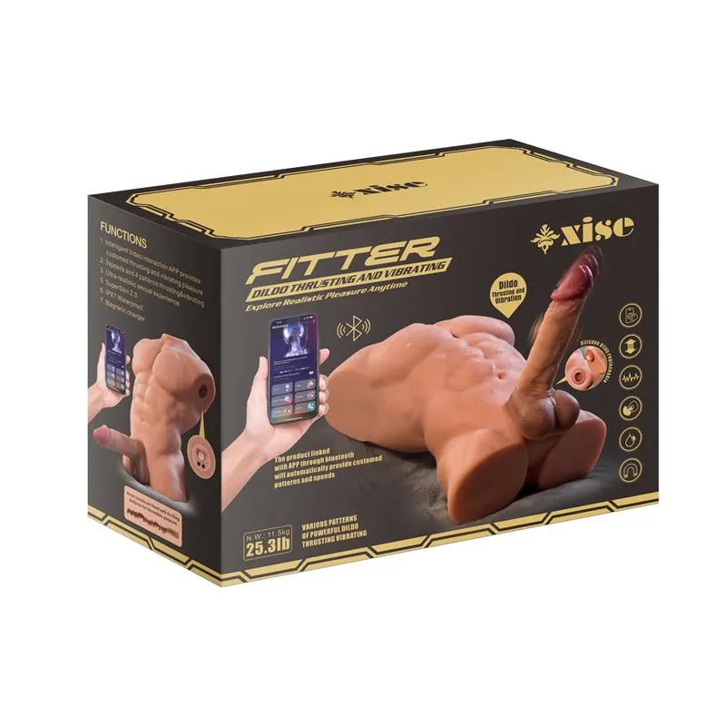 Fitter Torso con Dildo Desmontable, Thrusting y APP 11.6 kg · XISE · Accesorios y Sets — Foto 3