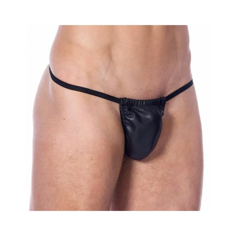 Tanga de Cuero Elástico Talla Única · BONDAGE PLAY · Tangas y Braguitas