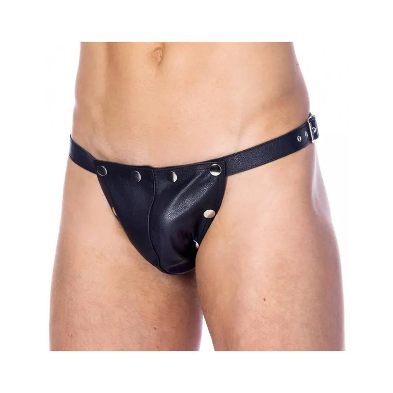 Panty Masculino de Cuero Talla Única · BONDAGE PLAY · Tangas y Braguitas — Foto 2