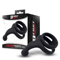 Anillo Doble Silicona Solida 50/40 mm · BEAST RINGS · Anillos para el Pene
