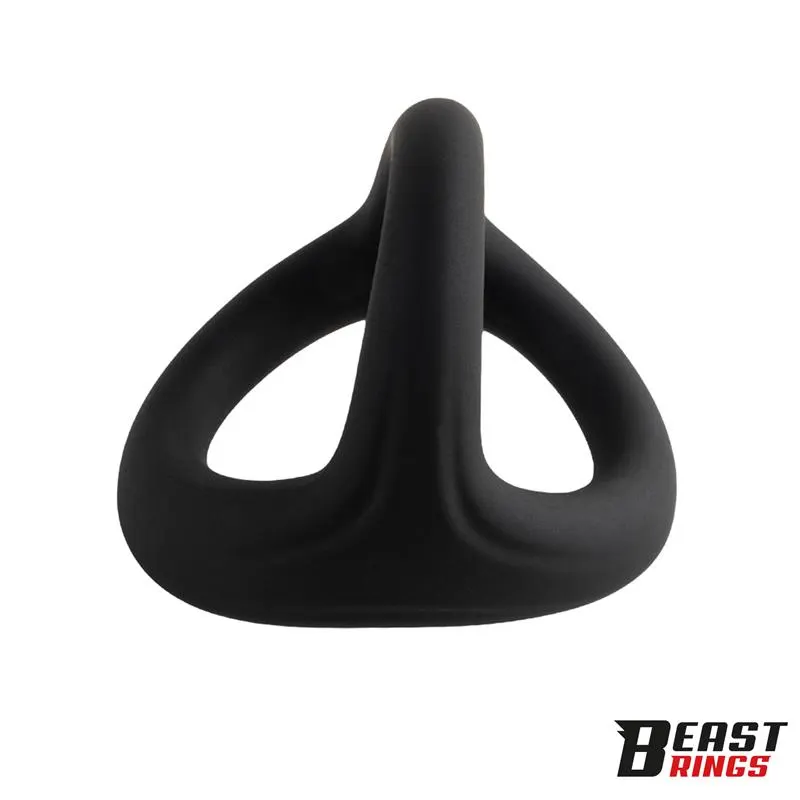 Anillo Triple Silicona Solida 40/35/32mm Talla S · BEAST RINGS · Anillos para el Pene — photo 5