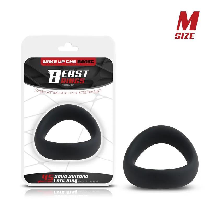 Anillo Silicona Solida 47.5 mm Talla M · BEAST RINGS · Anillos para el Pene