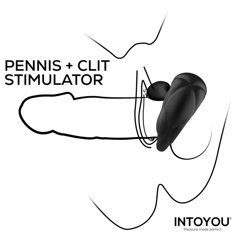 Torus Anillo Vibrador con Bola Clitoriana con Control Remoto USB · INTOYOU · Anillos para el Pene — photo 3