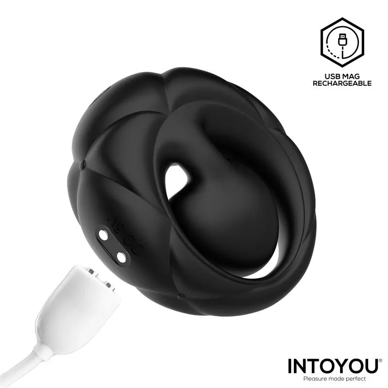 Torus Anillo Vibrador con Bola Clitoriana con Control Remoto USB · INTOYOU · Anillos para el Pene — photo 7