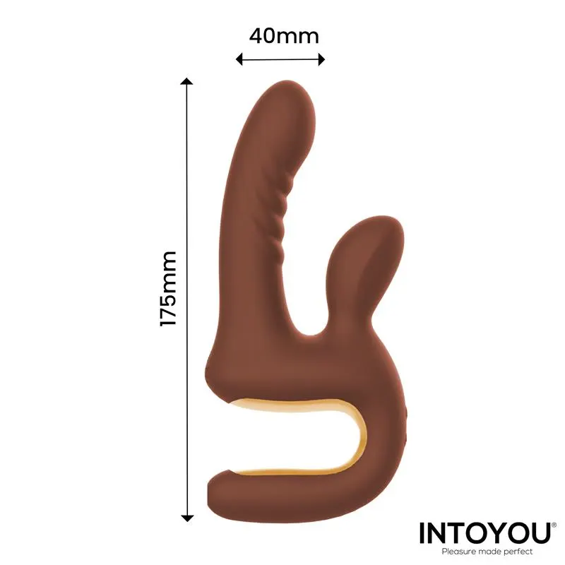 Mocca Vibrador con Thrusting y Mango Ergonómico USB · INTOYOU · Vibradores — Foto 7