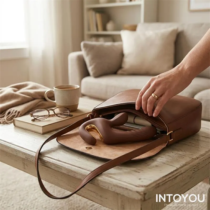 Mocca Vibrador con Thrusting y Mango Ergonómico USB · INTOYOU · Vibradores — Foto 8