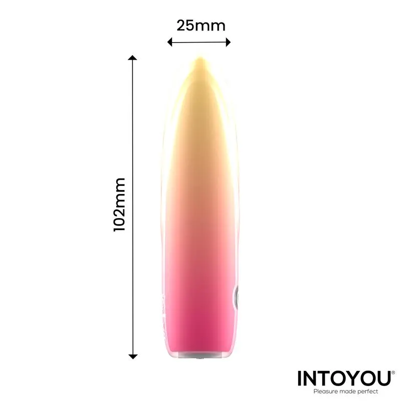Fiora Bala Vibradora Silicona Doble Capa USB · INTOYOU · Huevos y Balas Vibradoras — Foto 7