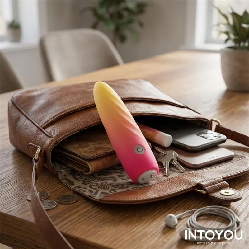 Fiora Bala Vibradora Silicona Doble Capa USB · INTOYOU · Huevos y Balas Vibradoras — Foto 9
