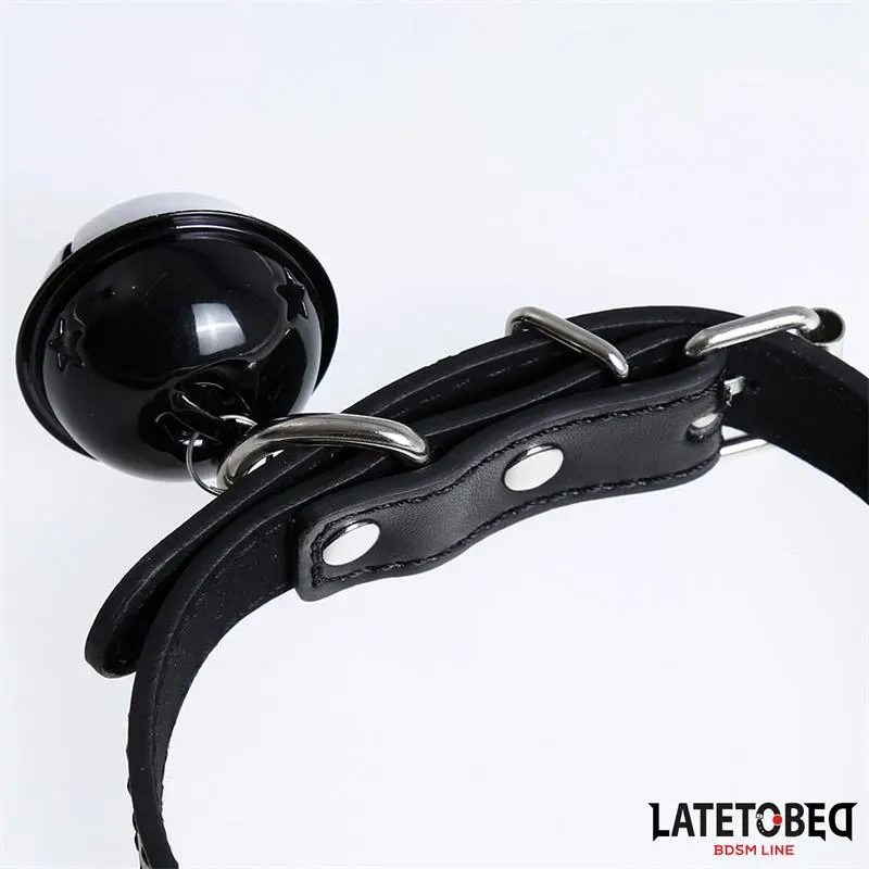Collar con Cascabel Ajustable Negro · LATETOBED BDSM LINE · Accesorios BDSM y Fetish — Foto 2