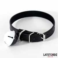 Collar con Cascabel Ajustable Negro · LATETOBED BDSM LINE · Accesorios BDSM y Fetish