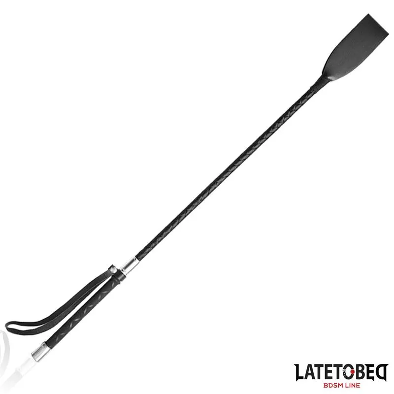 Fusta Clásica Detalles Plata 60cm · LATETOBED BDSM LINE · Spanking y Azotes