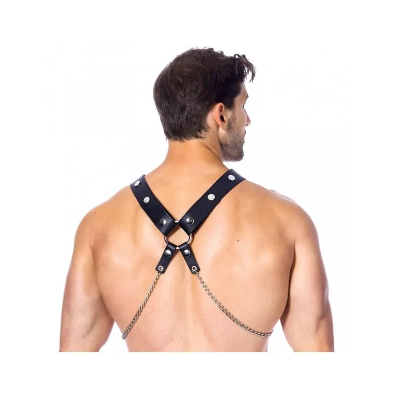 Arnés de Cuero con Cadenas · BONDAGE PLAY · Accesorios y Sets — photo 2