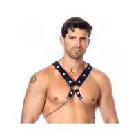 Arnés de Cuero con Cadenas · BONDAGE PLAY · Accesorios y Sets