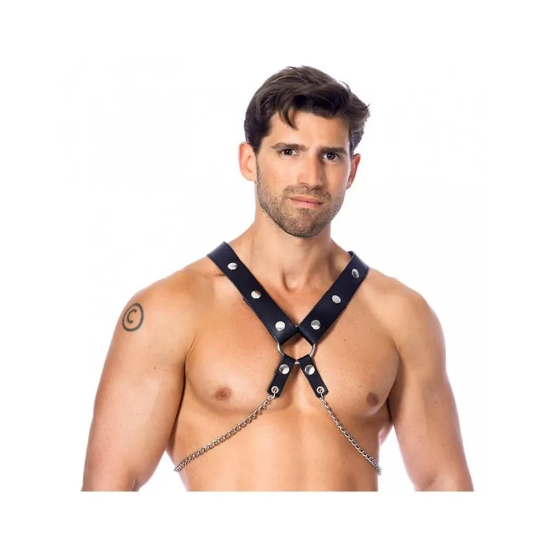 Arnés de Cuero con Cadenas · BONDAGE PLAY · Accesorios y Sets