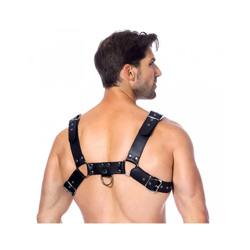 Arnés de Cuero Cruzado · BONDAGE PLAY · Accesorios y Sets — Foto 2