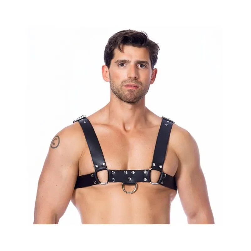Arnés de Cuero Cruzado · BONDAGE PLAY · Accesorios y Sets