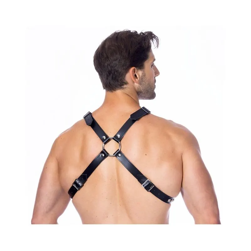 Arnés Ajustable de Cuero Cruzado · BONDAGE PLAY · Accesorios y Sets — photo 2