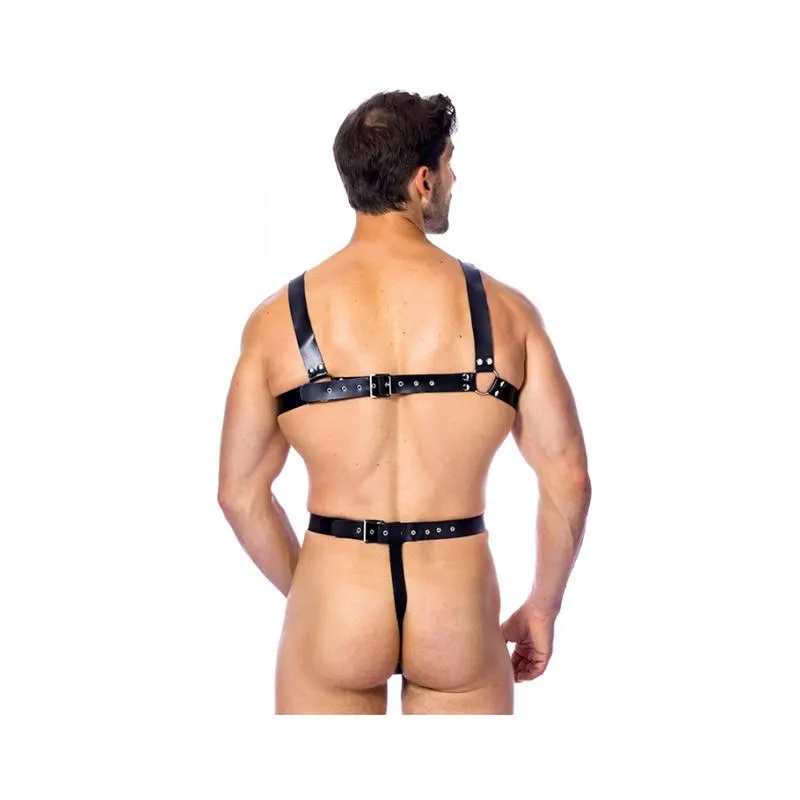 Arnés Ajustable de Cuero de Cuerpo Entero · BONDAGE PLAY · Accesorios y Sets — photo 2