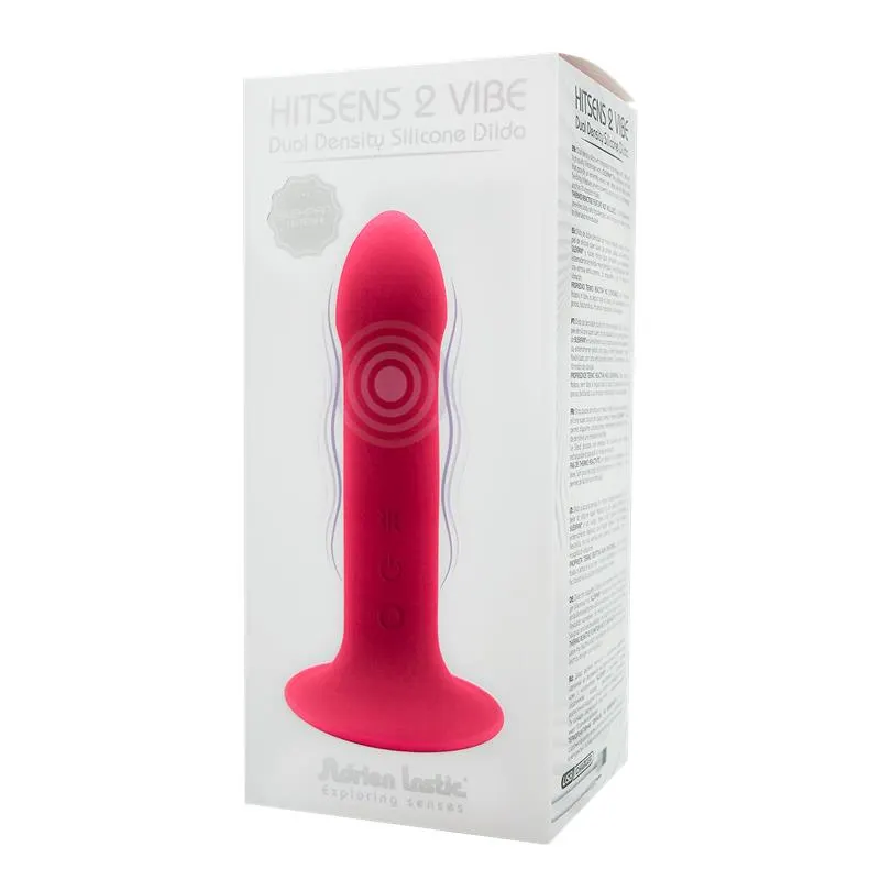 Dildo Doble Densidad Vibración Hitsens 2 M Rosa · ADRIEN LASTIC · Anal — photo 4