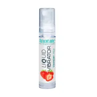 Vibrador Líquido Base Agua Fresa 10 ml · AMOREANE · Lubricantes