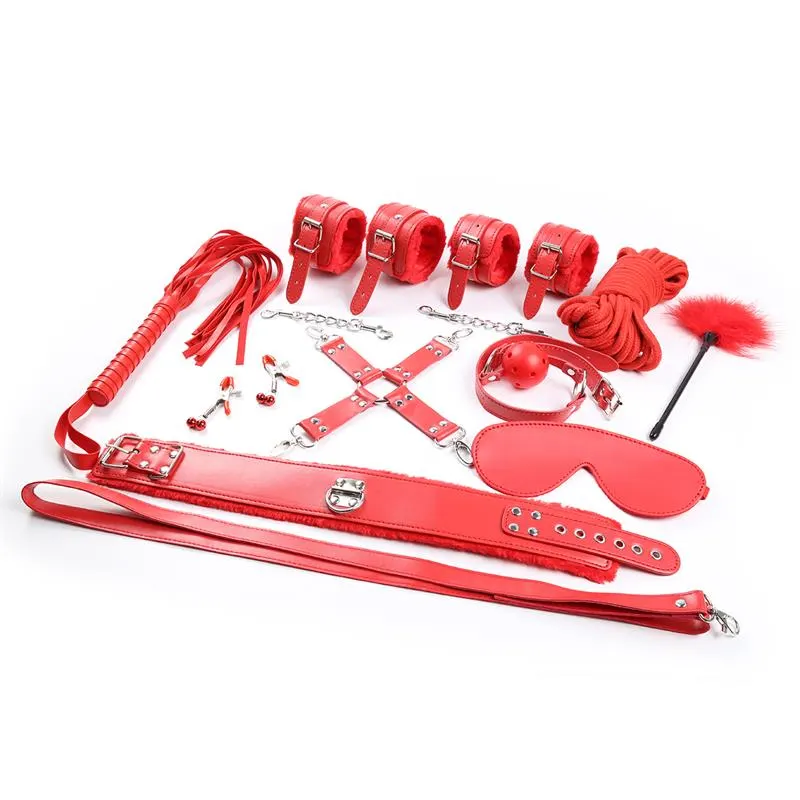 Set de Bondage 10 Piezas Rojo · INTOYOU BDSM LINE · Accesorios BDSM y Fetish — photo 4