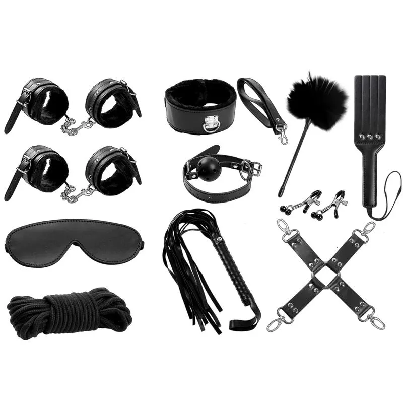 Set Bondage 11 Piezas Negro · INTOYOU BDSM LINE · Accesorios BDSM y Fetish — Foto 3