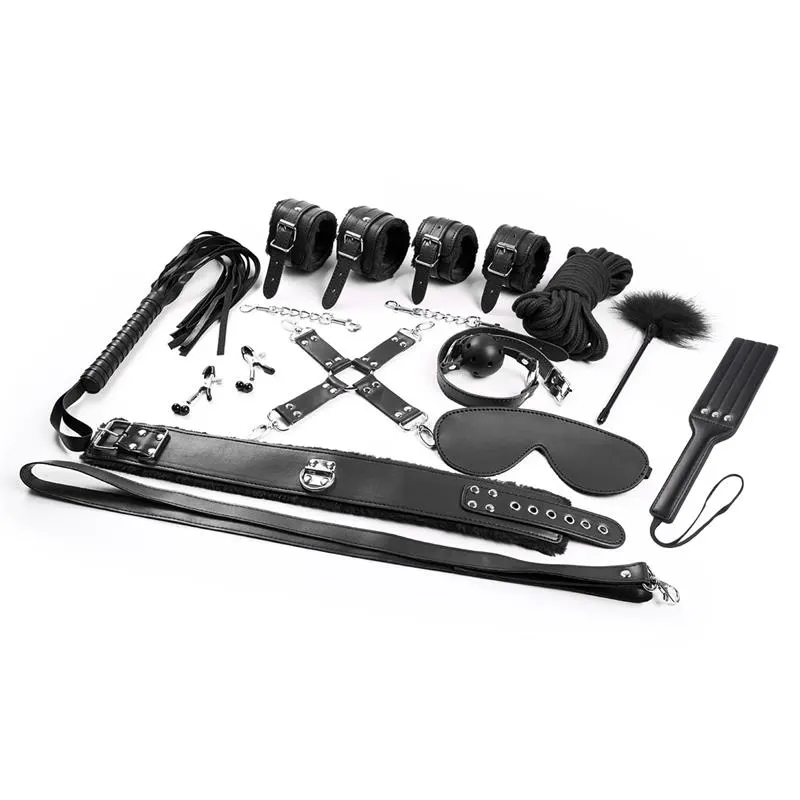 Set Bondage 11 Piezas Negro · INTOYOU BDSM LINE · Accesorios BDSM y Fetish — Foto 4