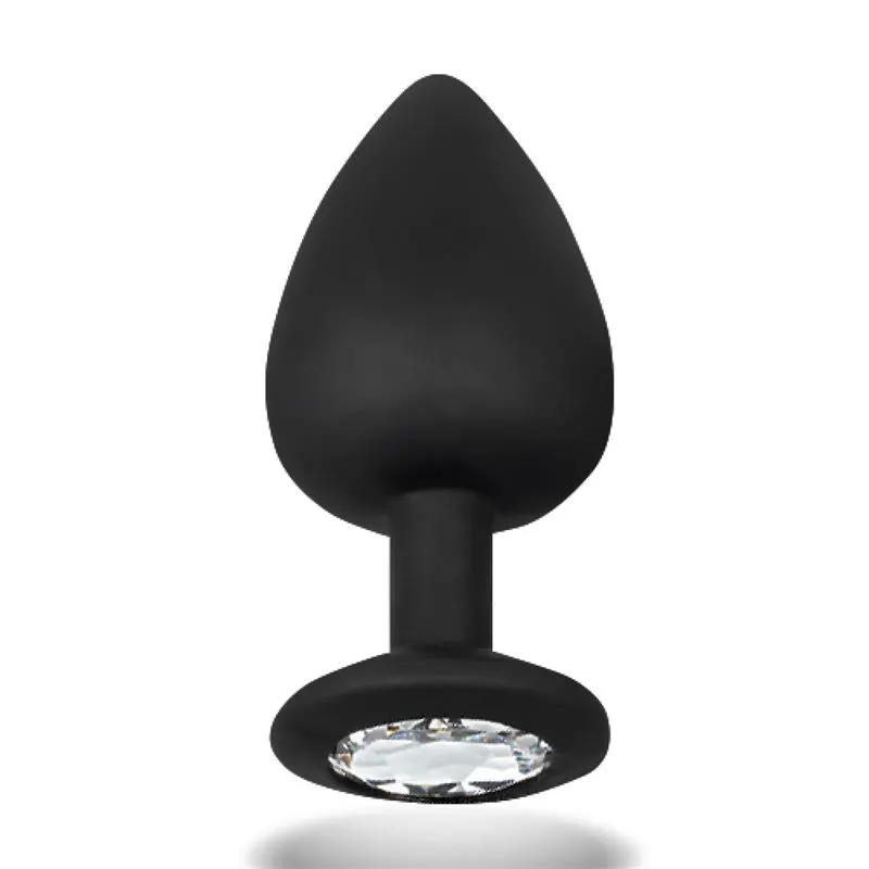 Sparkly Plug Anal con Joya Silicona Talla L 9.5 cm x 4.5 cm · AFTERDARK · Anal — Foto 3