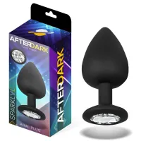 Sparkly Plug Anal con Joya Silicona Talla L 9.5 cm x 4.5 cm · AFTERDARK · Anal