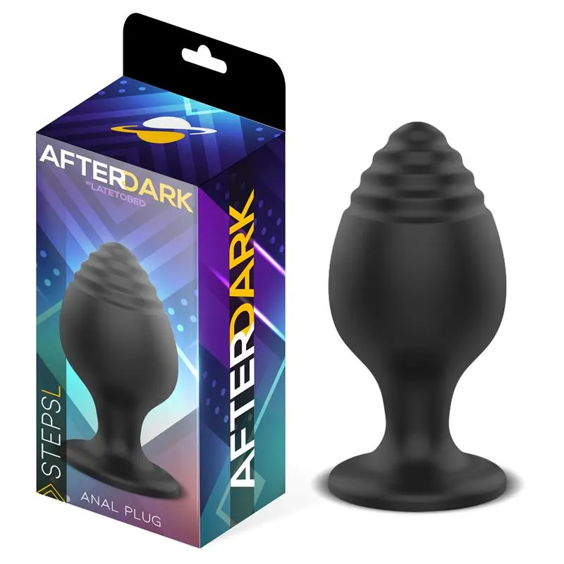 Steps Plug Anal Silicona Talla L 9 cm x 4.5 cm · AFTERDARK · Anal