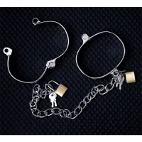 Esposas de Metal para Tobillos Mujer 8 cm · LATETOBED BDSM LINE · Esposas y Ataduras