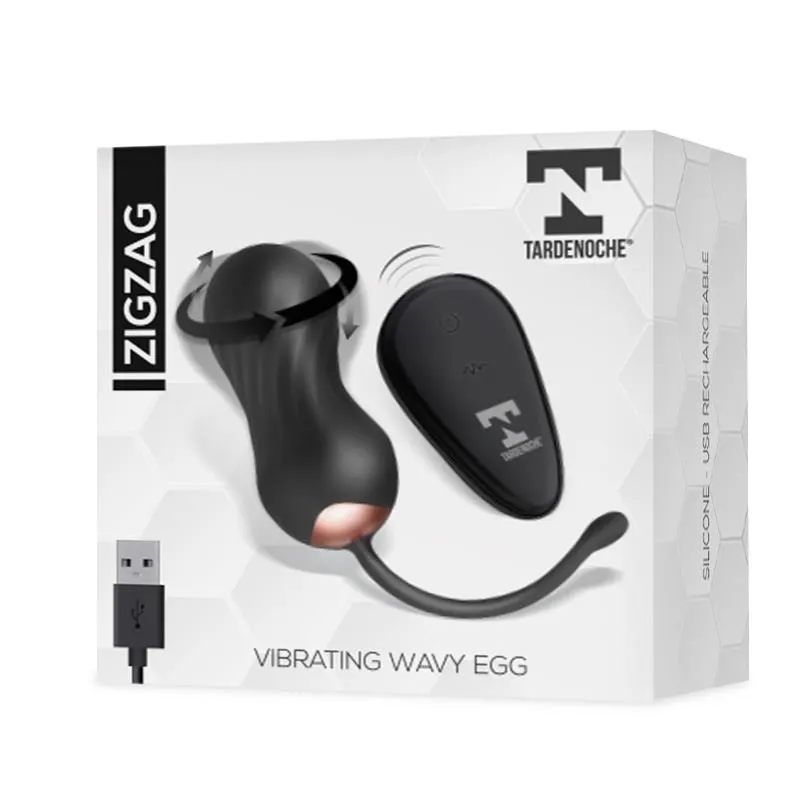 Zigzag Huevo Zigzageante y Vibrador con Control Remoto · TARDENOCHE · Huevos y Balas Vibradoras — photo 2
