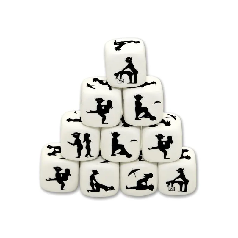 Dado Blanco de Postura 1 ud · DIVERTY SEX · Juegos y Complementos Divertidos